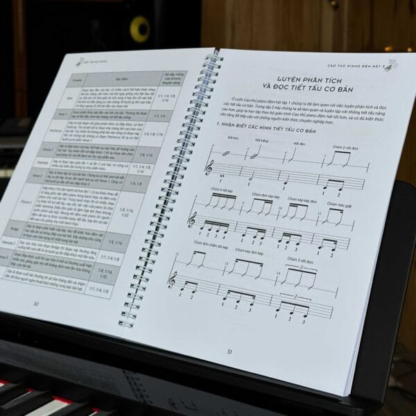 Combo Cao thủ Piano đệm hát level 2 (Giáo trình + Khóa học Online + Sheet nhạc) - Hình ảnh 8