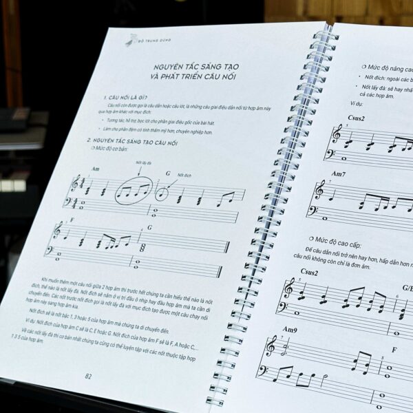 Combo Cao thủ Piano đệm hát level 2 (Giáo trình + Khóa học Online + Sheet nhạc) - Hình ảnh 9